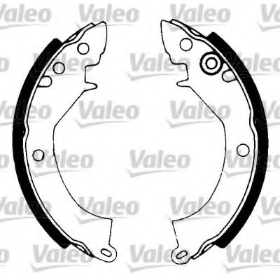 VALEO 562687 Brake Shoe Set